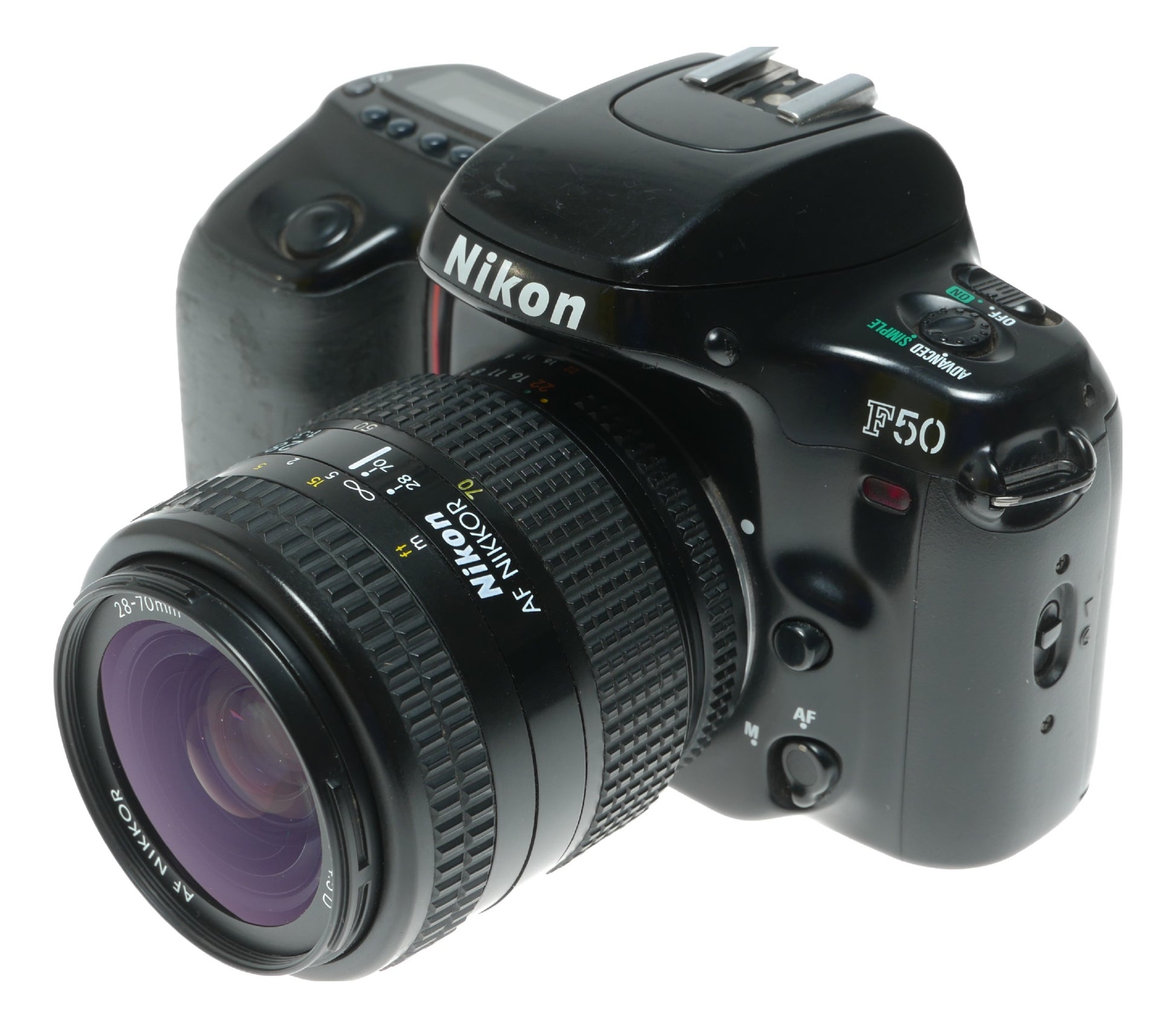 Nikon F50 35mm Film SLR Camera with AF Nikkor 28-70mm f/3.5-4.5D Lens - View 2