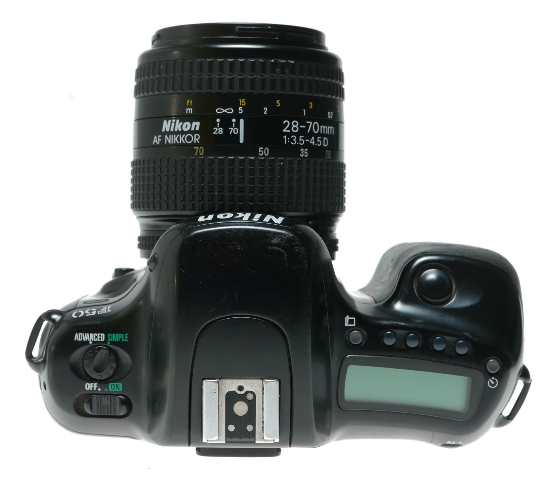 Nikon F50 35mm Film SLR Camera with AF Nikkor 28-70mm f/3.5-4.5D Lens - View 5