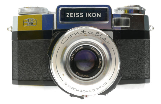 Zeiss Ikon Contaflex Vintage TLR Camera with Carl Zeiss Tessar 2.8/50 Lens, Made in Germany - View 2