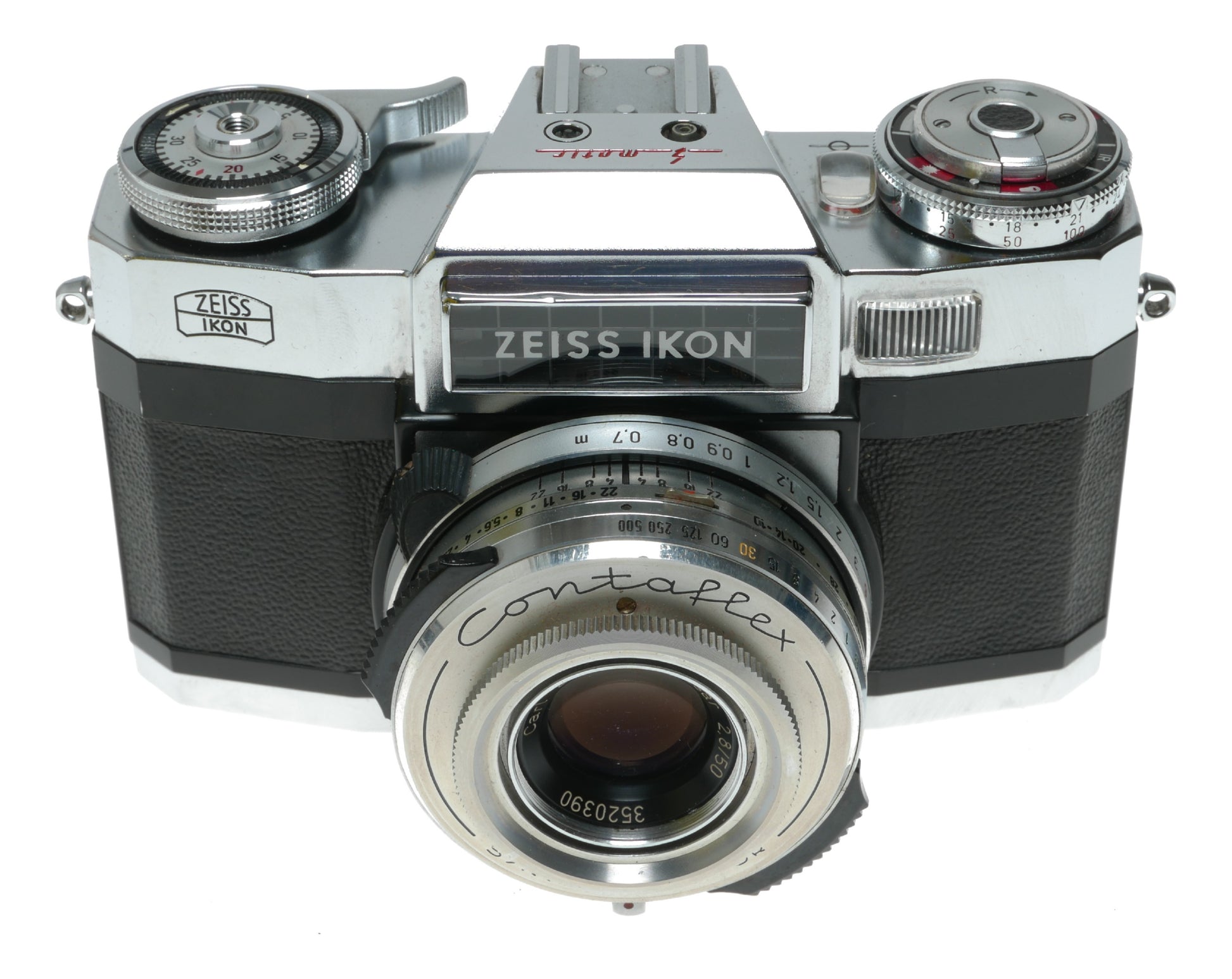 Zeiss Ikon Contaflex Vintage TLR Camera with Carl Zeiss Tessar 2.8/50 Lens, Made in Germany - View 3