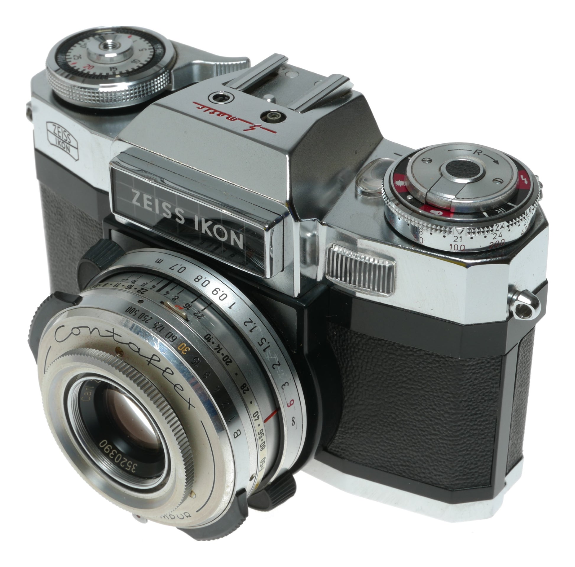 Zeiss Ikon Contaflex Vintage TLR Camera with Carl Zeiss Tessar 2.8/50 Lens, Made in Germany - View 4