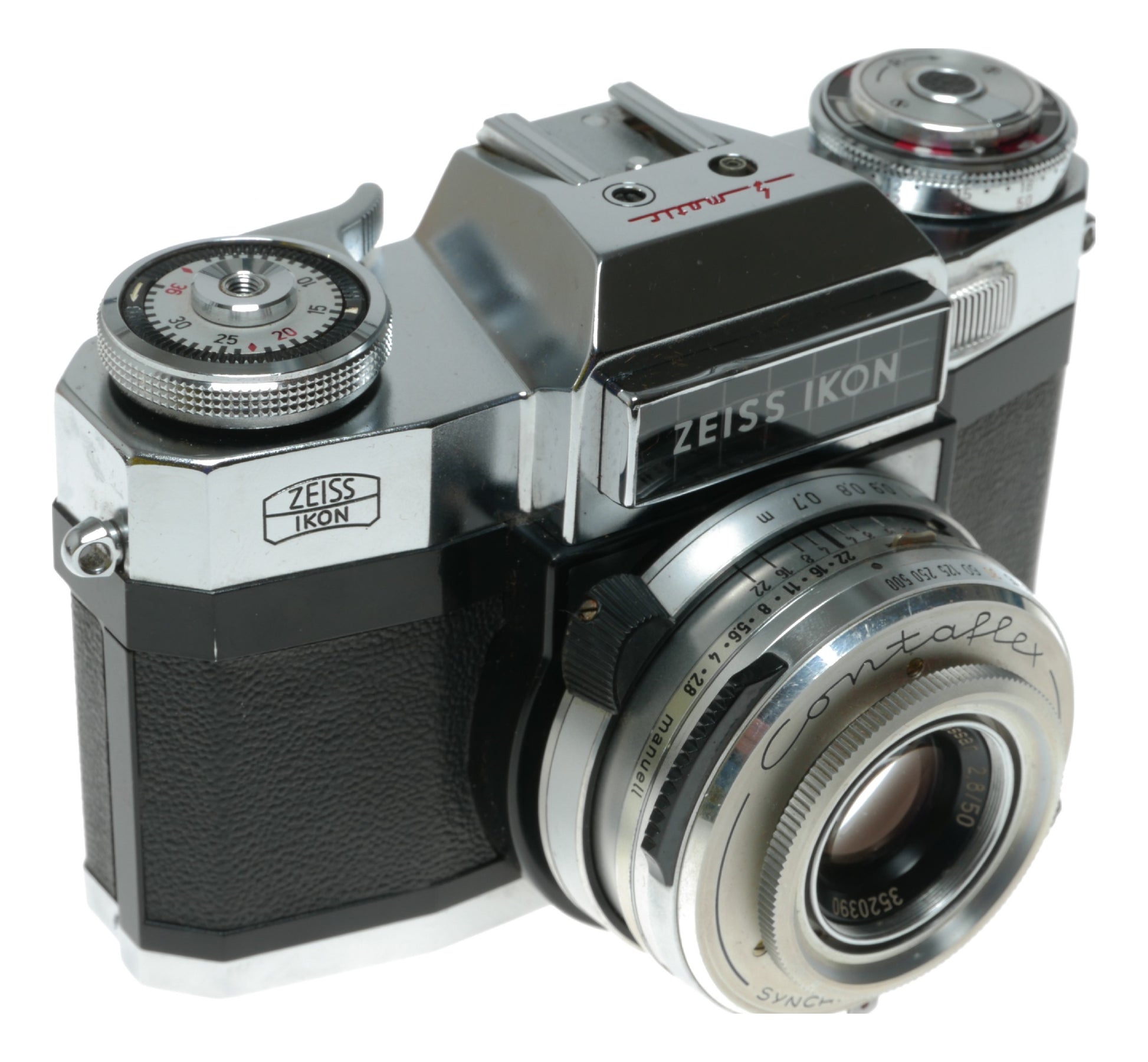 Zeiss Ikon Contaflex Vintage TLR Camera with Carl Zeiss Tessar 2.8/50 Lens, Made in Germany - View 5