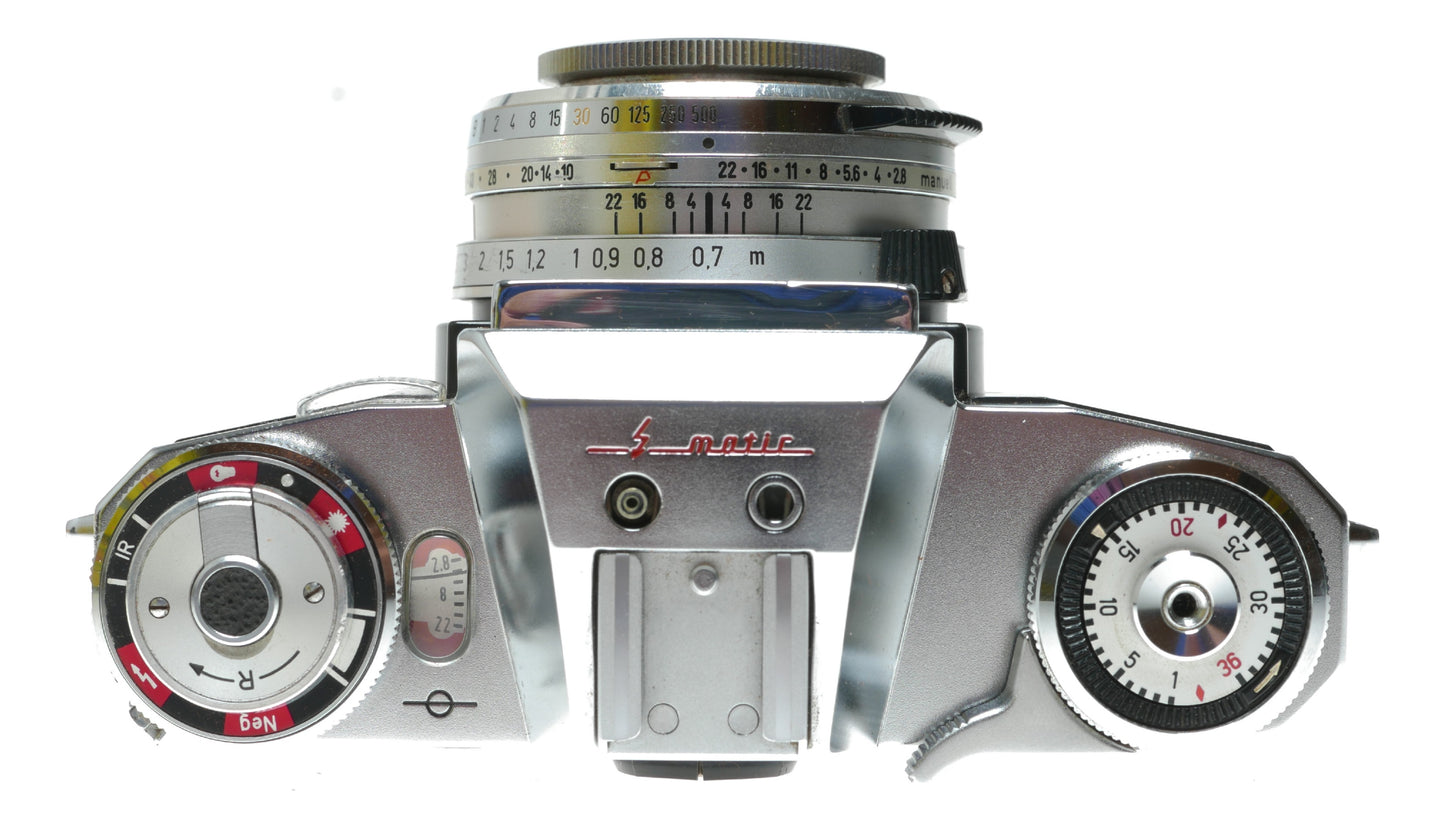 Zeiss Ikon Contaflex Vintage TLR Camera with Carl Zeiss Tessar 2.8/50 Lens, Made in Germany - View 6
