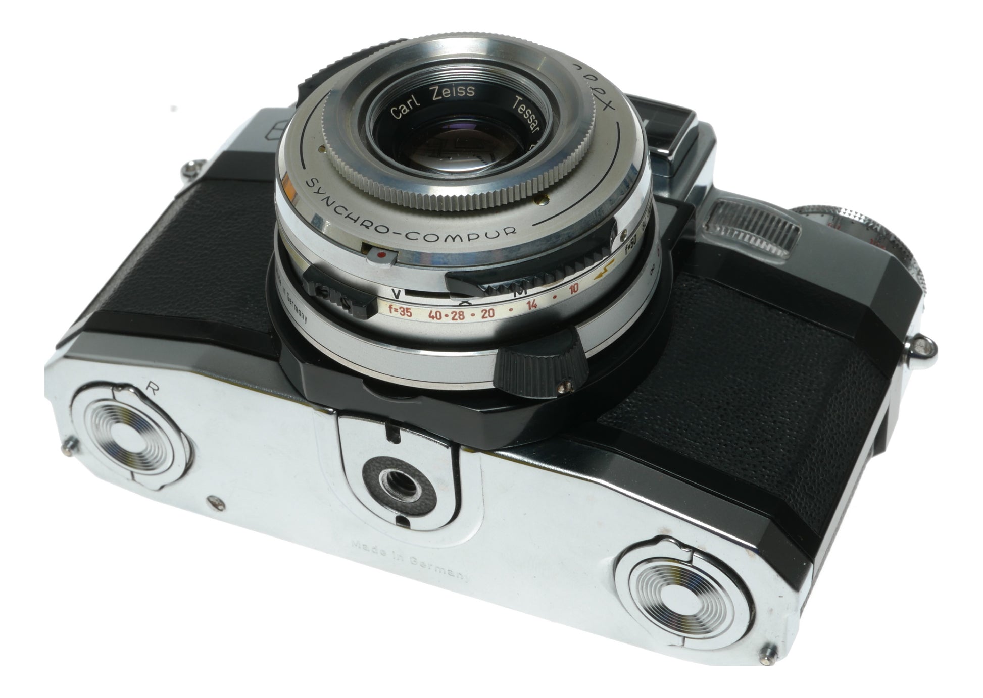 Zeiss Ikon Contaflex Vintage TLR Camera with Carl Zeiss Tessar 2.8/50 Lens, Made in Germany - View 7