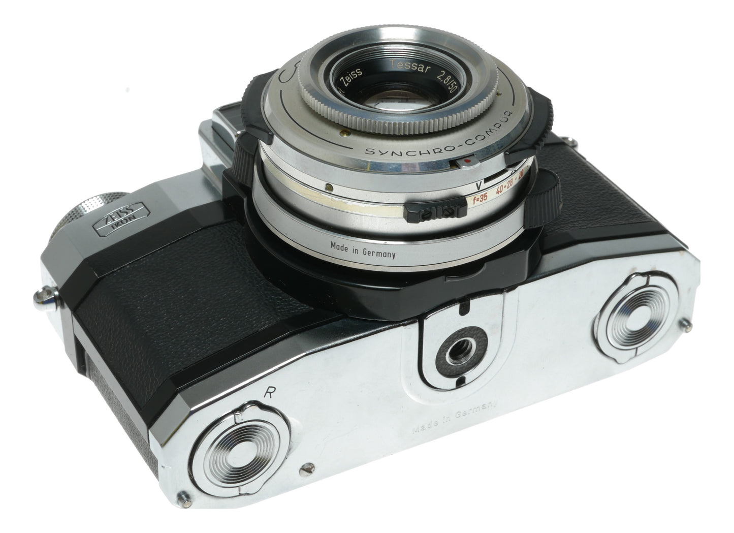 Zeiss Ikon Contaflex Vintage TLR Camera with Carl Zeiss Tessar 2.8/50 Lens, Made in Germany - View 10