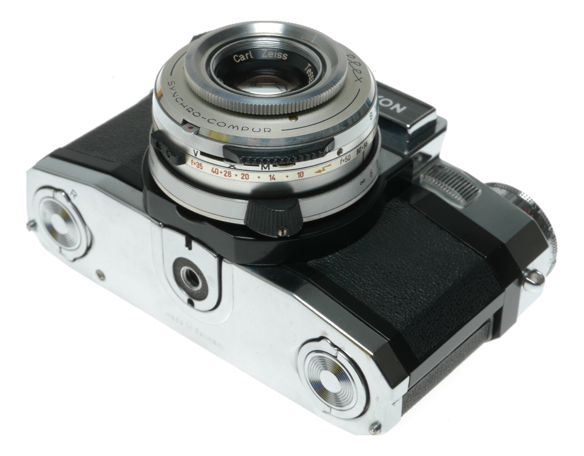 Zeiss Ikon Contaflex Vintage TLR Camera with Carl Zeiss Tessar 2.8/50 Lens, Made in Germany - View 11