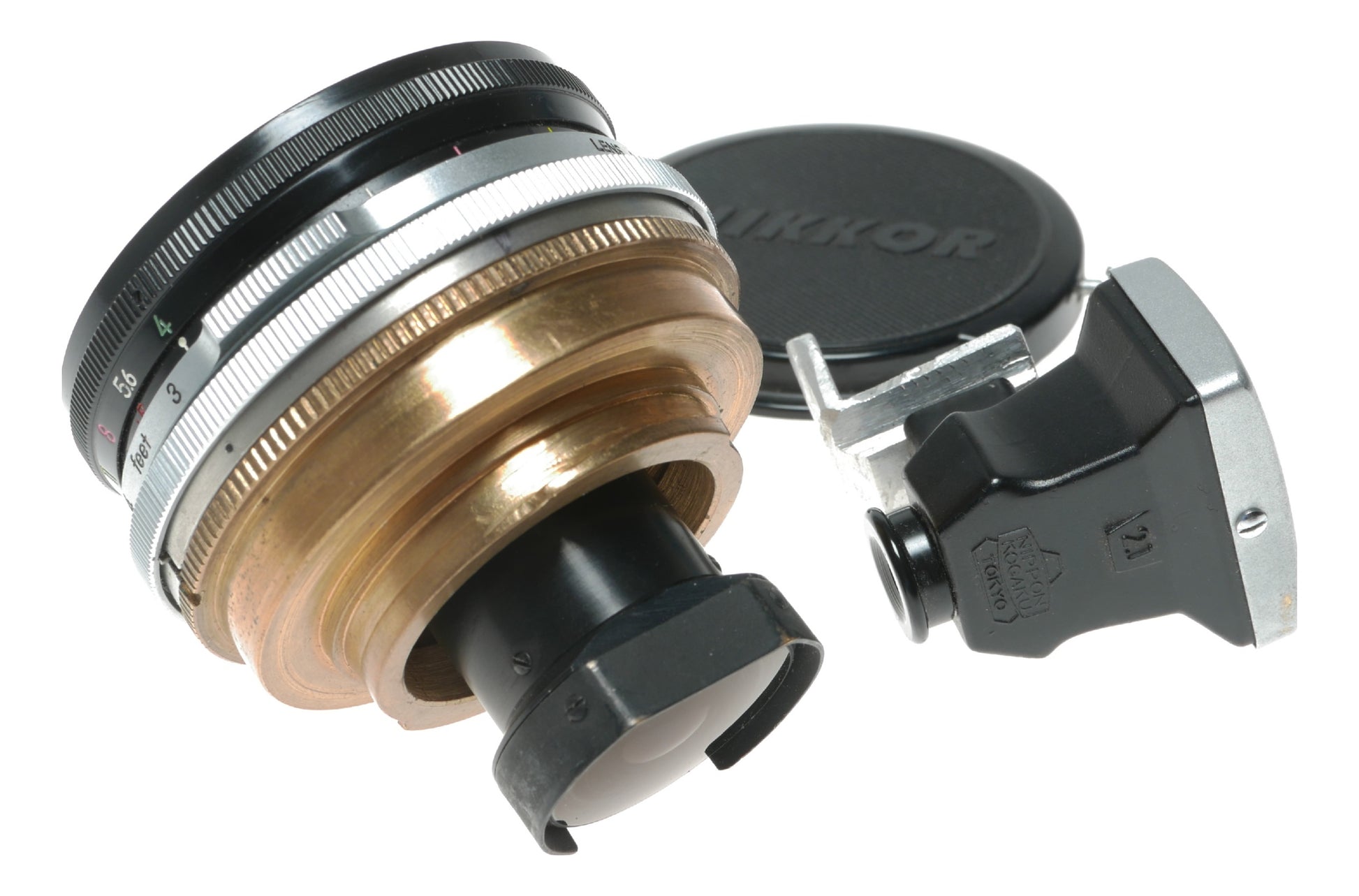 Nikon Nikkor-O 2.1cm f/4 Vintage Lens Made in Japan - View 3