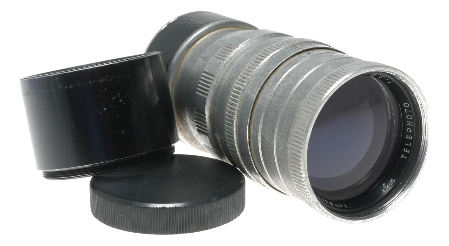 Sun & Opt 13.5cm f/3.5 Vintage Telephoto Lens No 53699 - View 2