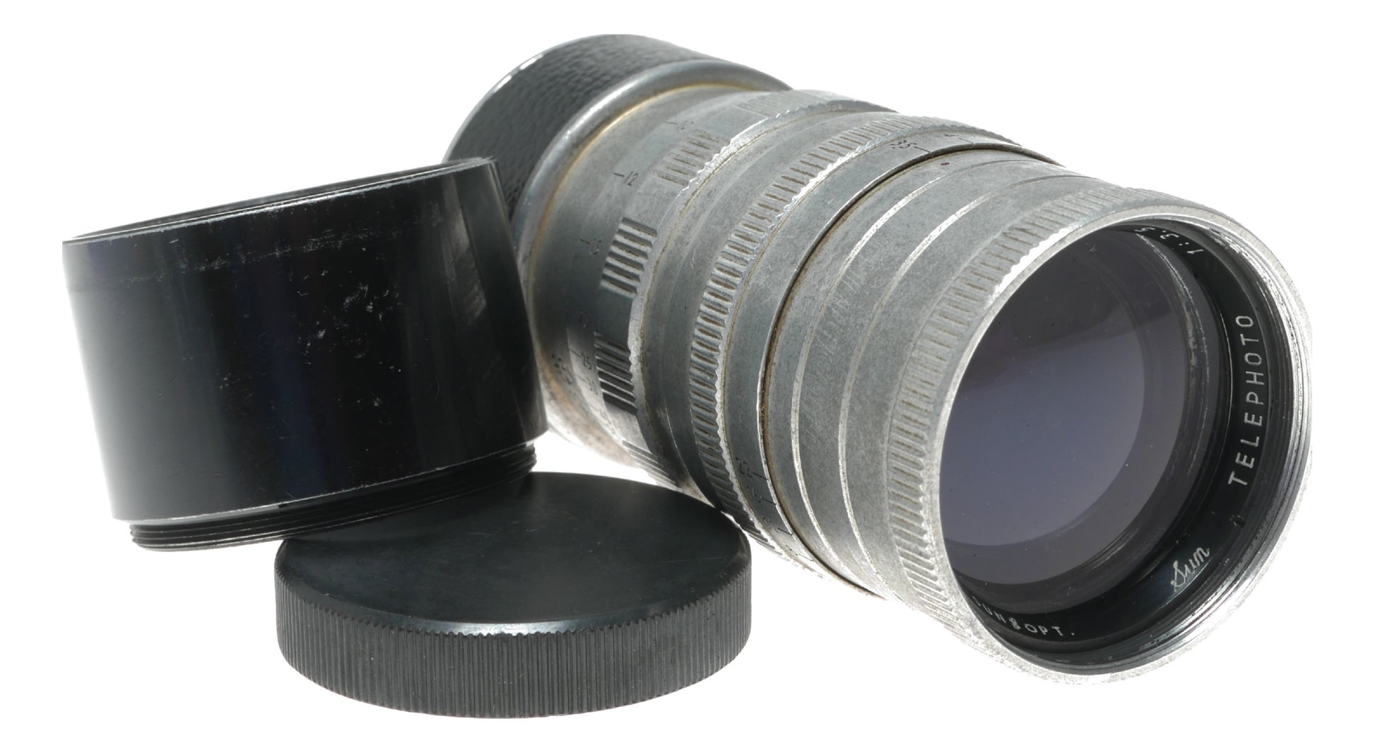 Sun & Opt 13.5cm f/3.5 Vintage Telephoto Lens No 53699 - View 2
