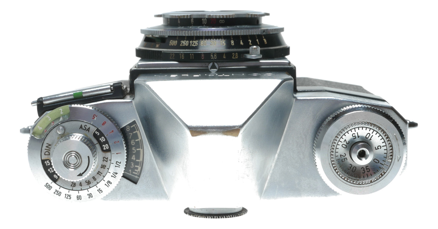 Zeiss Ikon Contaflex Vintage TLR Camera with Carl Zeiss Tessar 45mm f/2.8 Lens - View 7