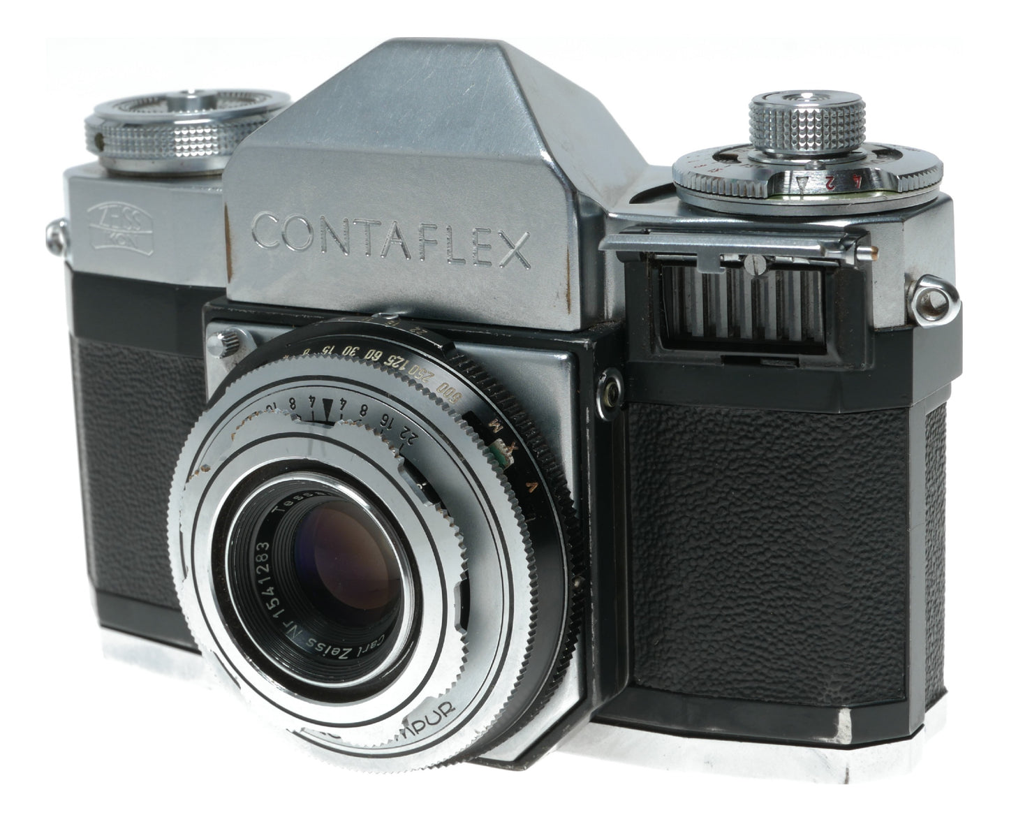 Zeiss Ikon Contaflex Vintage TLR Camera with Carl Zeiss Tessar 45mm f/2.8 Lens - View 10