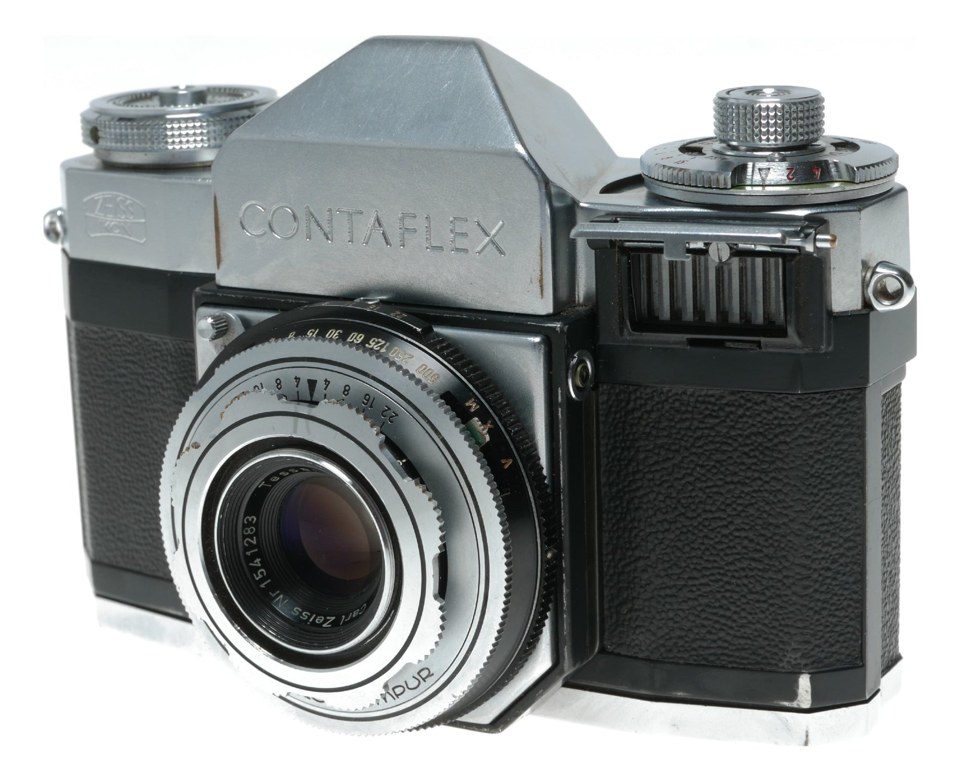 Zeiss Ikon Contaflex Vintage TLR Camera with Carl Zeiss Tessar 45mm f/2.8 Lens - View 10
