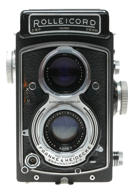 Rollei Rolleicord Vintage TLR Camera with Schneider-Kreuznach Xenar 75mm f/3.5 Lens