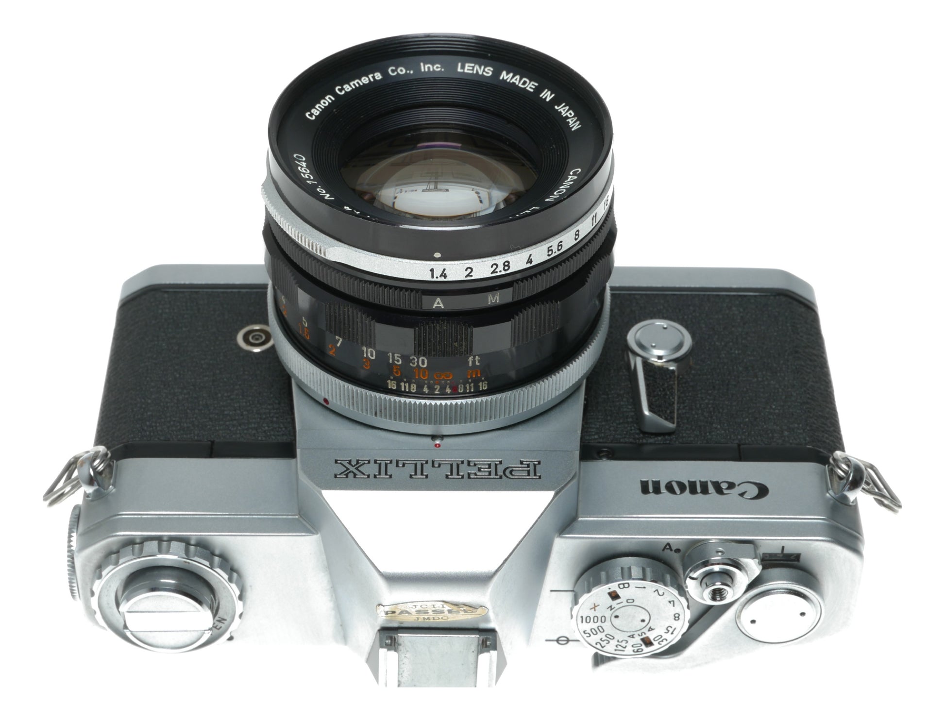 Canon Pellix Vintage SLR Camera with Canon FL 50mm f/1.4 Lens - View 3