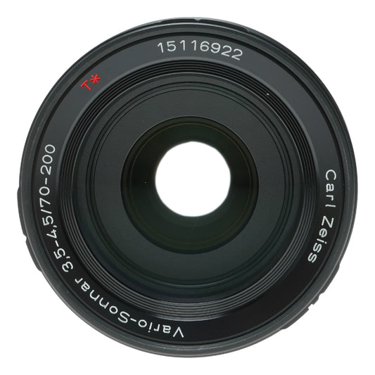 Contax Carl Zeiss Vario-Sonnar T* 70-200mm f/3.5-4.5 Zoom Lens with Metal Hood - View 2