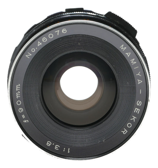 Mamiya-Sekor 90mm f/3.8 Vintage Camera Lens - View 2