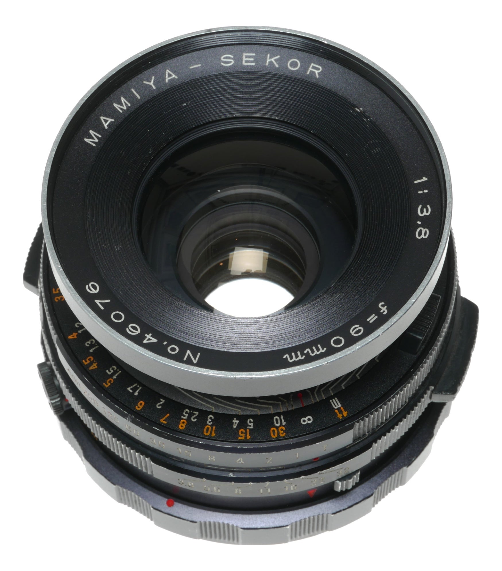 Mamiya-Sekor 90mm f/3.8 Vintage Camera Lens - View 11