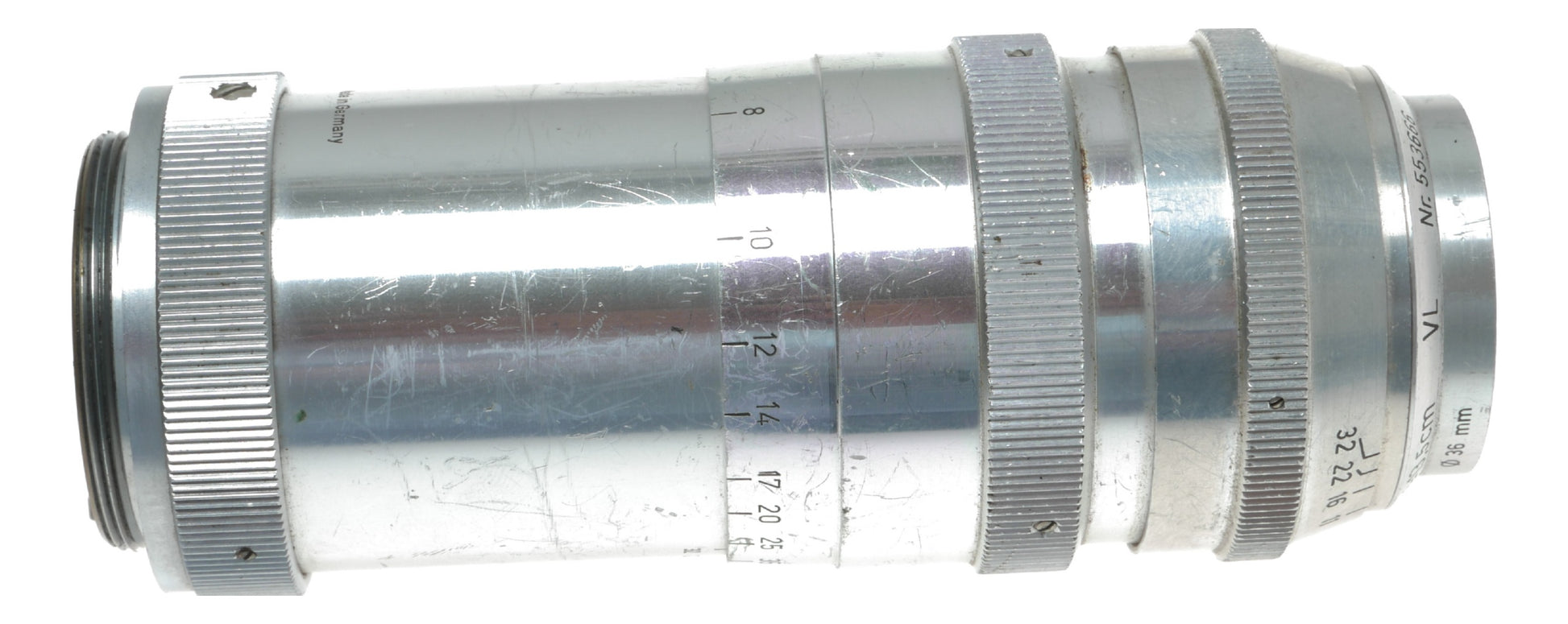Steinheil Culminar 135mm f/4.5 Vintage Camera Lens Made in Germany - View 5