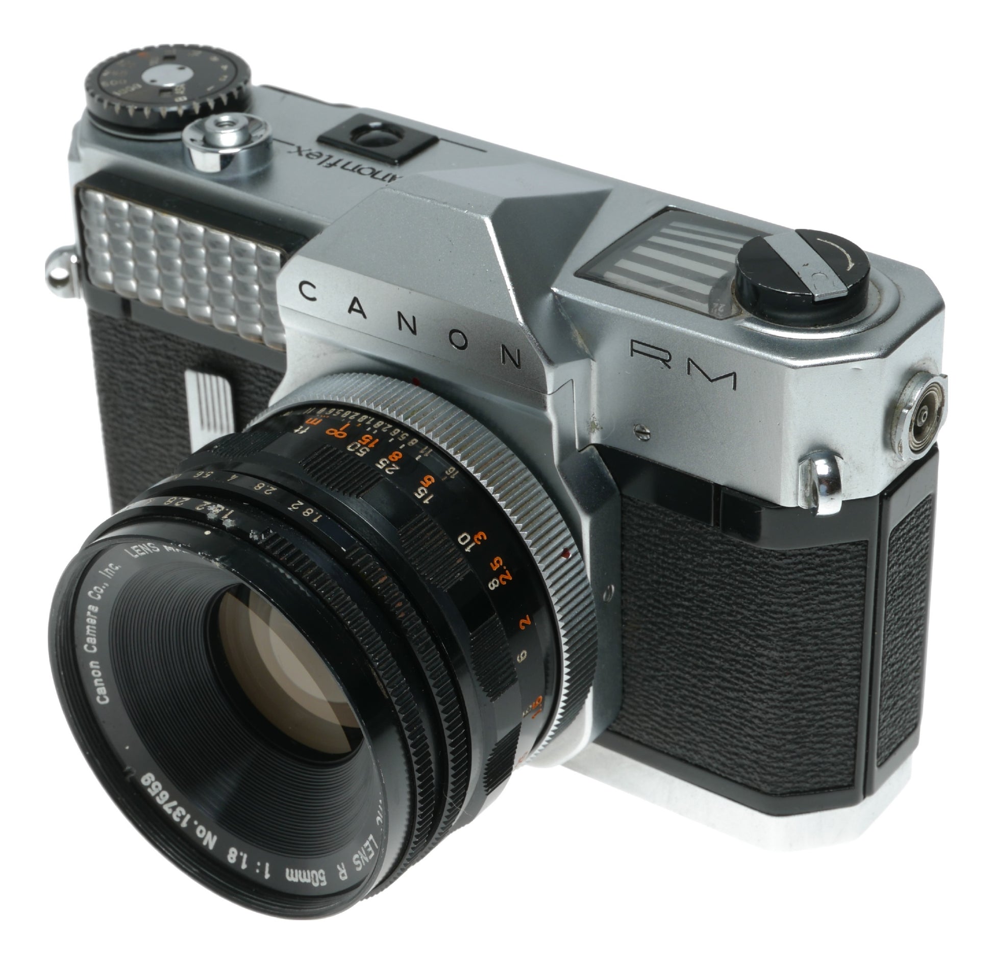 Canonflex Vintage SLR Camera with Super-Canomatic 50mm f/1.8 Lens - View 3