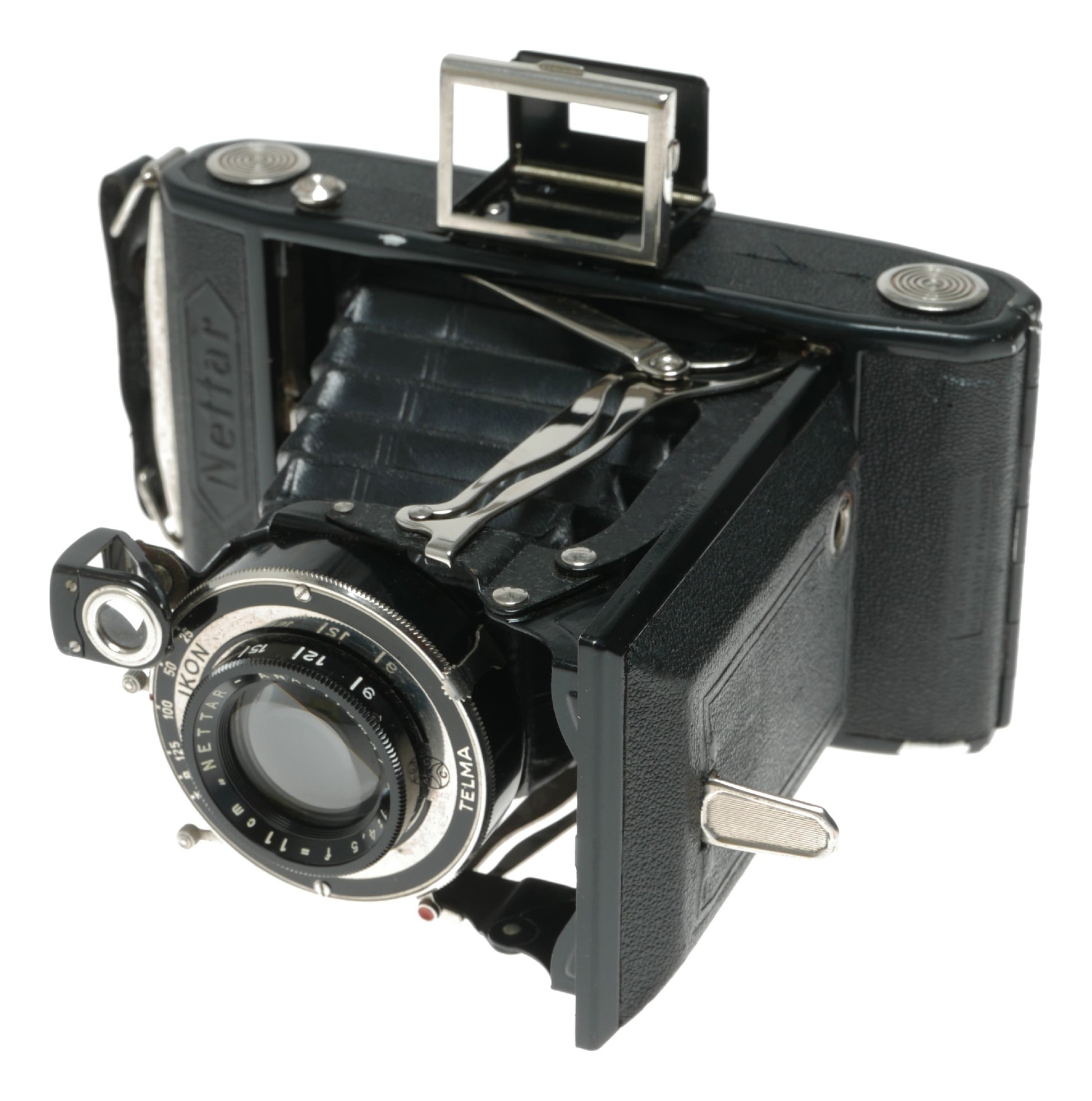 Zeiss Ikon Nettar 515/2 Vintage 6x9cm Roll Film Camera with Anastigmat Telma 1:4.5 11cm Lens - View 4