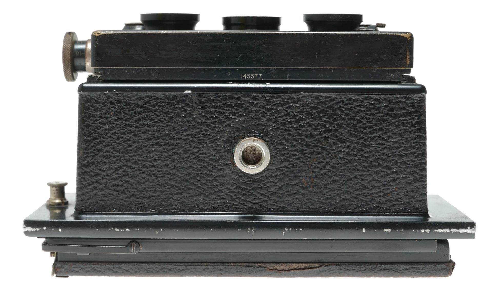 Voigtländer Stereoflektoskop 6x13 Vintage Film Camera with Helioplan 75mm f/4.5 Lens and Compur Shutter - View 6
