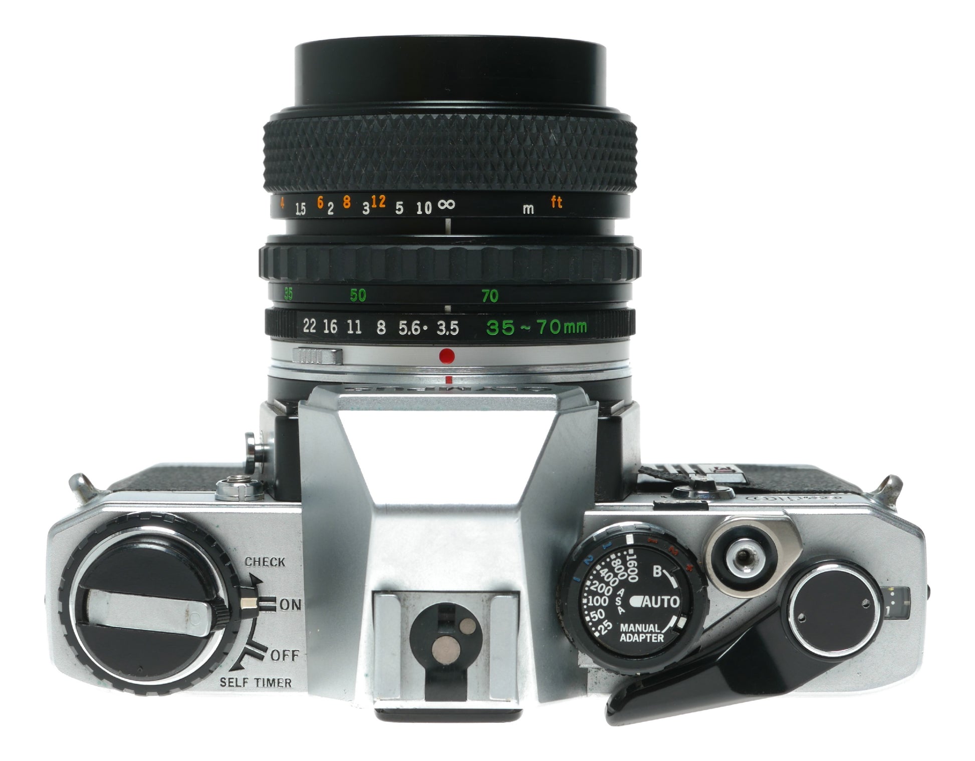 Olympus OM10 Vintage SLR Camera with 35-70mm f/3.5-4.5 Zuiko Auto-Zoom Lens - View 5