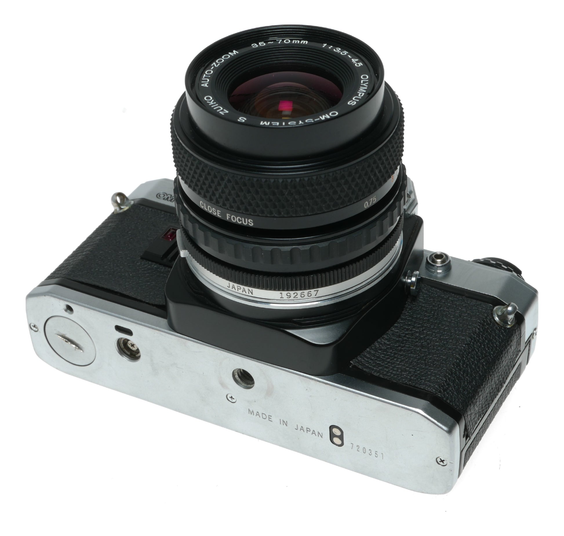 Olympus OM10 Vintage SLR Camera with 35-70mm f/3.5-4.5 Zuiko Auto-Zoom Lens - View 8