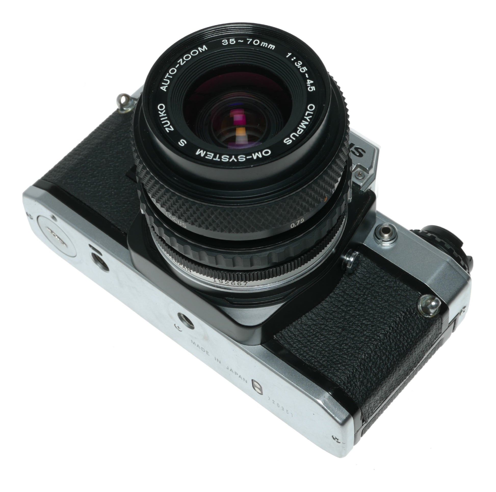 Olympus OM10 Vintage SLR Camera with 35-70mm f/3.5-4.5 Zuiko Auto-Zoom Lens - View 9