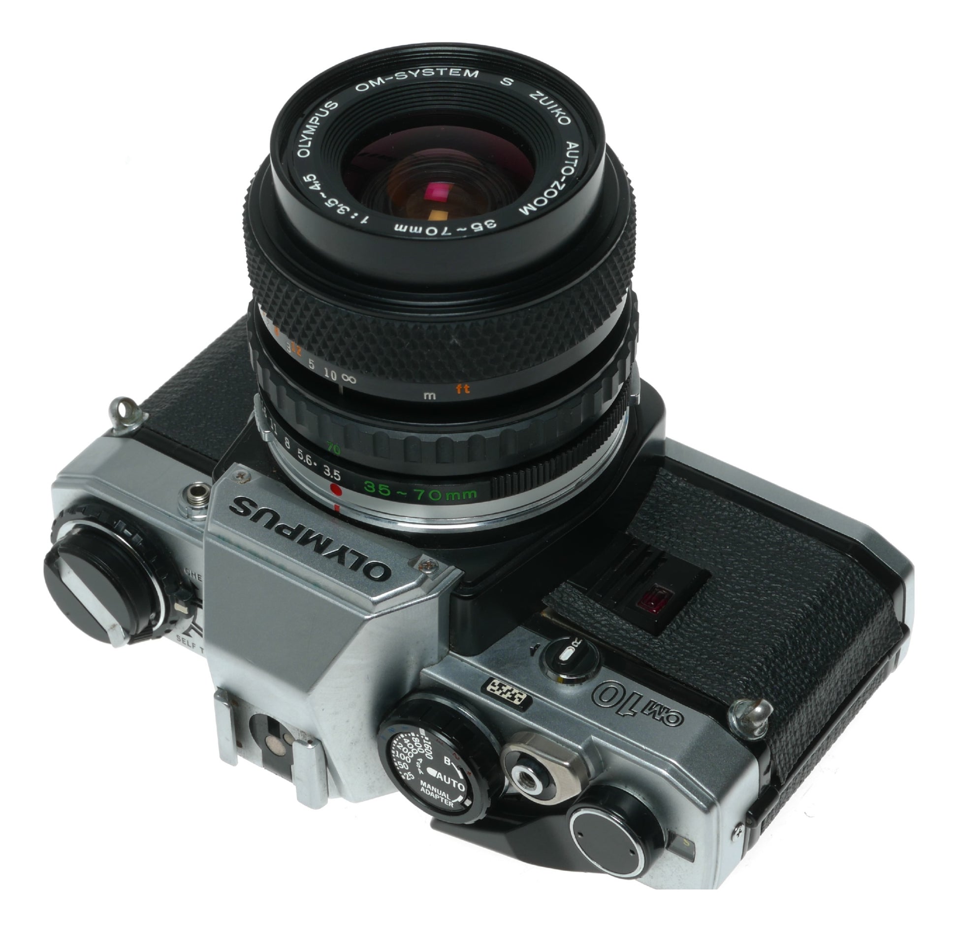Olympus OM10 Vintage SLR Camera with 35-70mm f/3.5-4.5 Zuiko Auto-Zoom Lens - View 10