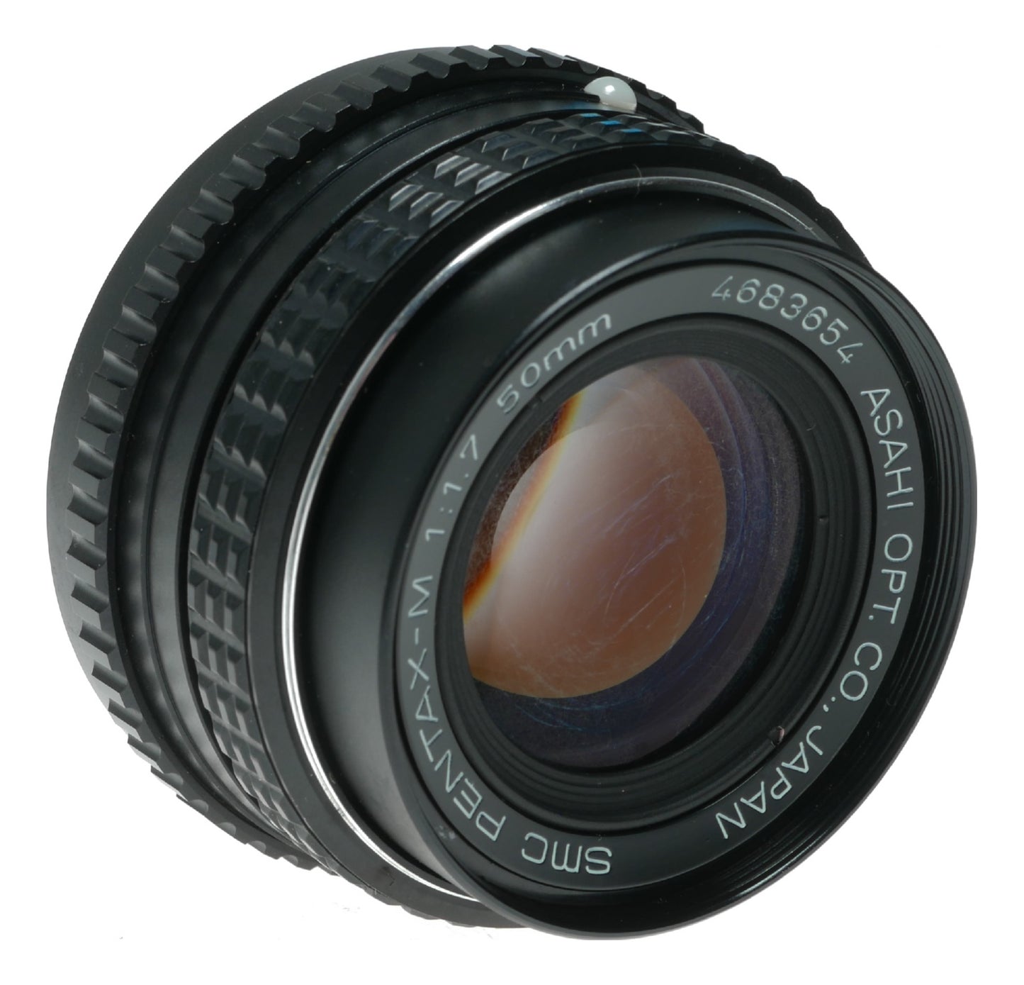 Pentax-M 50mm f/1.7 Vintage SLR Camera Lens by Asahi Optical Co. Japan - View 4