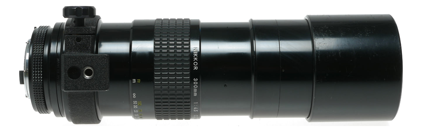 Nikon Nikkor 300mm f/4.5 Manual Focus Telephoto Lens - View 5