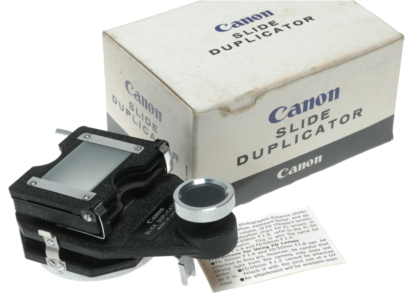Canon Slide Duplicator Attachment for Film Photography, Made in Japan - View 2