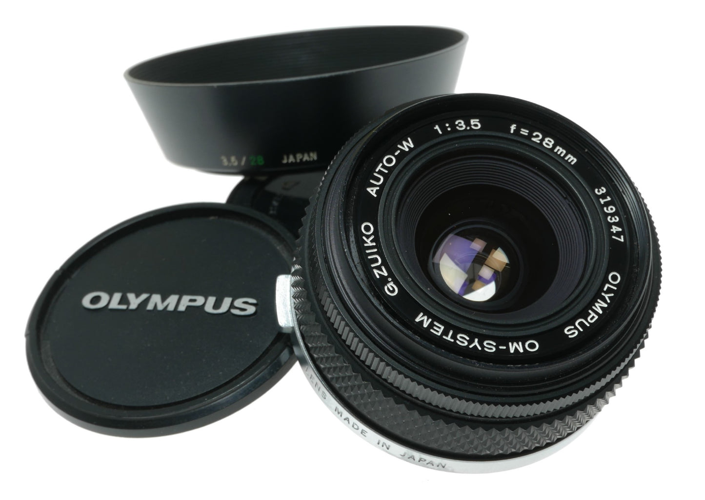Olympus OM-System G.Zuiko Auto-W 28mm f/3.5 Vintage Lens Made in Japan