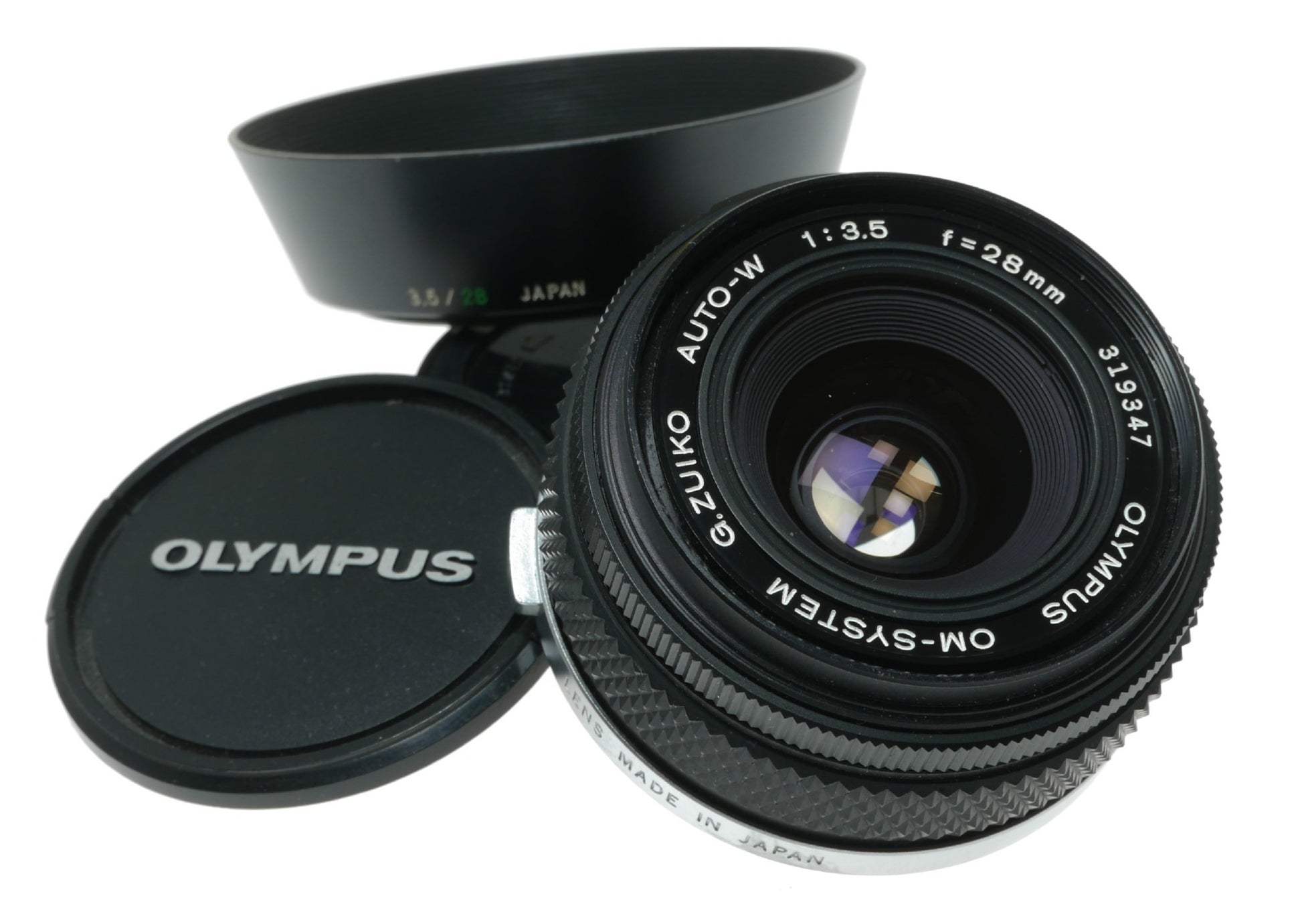 Olympus OM-System G.Zuiko Auto-W 28mm f/3.5 Vintage Lens Made in Japan