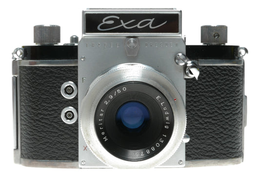 Ihagee Dresden Exa Vintage 35mm Film Camera with Meritar 2.9/50 Lens - View 2