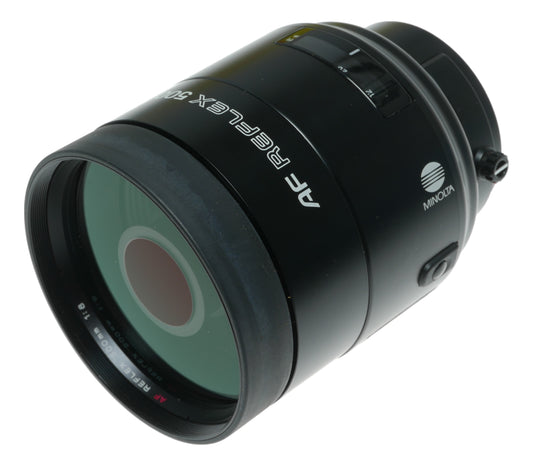Minolta AF Reflex 500mm f/8 Manual Focus Mirror Lens for Minolta Z-Series Cameras - View 3