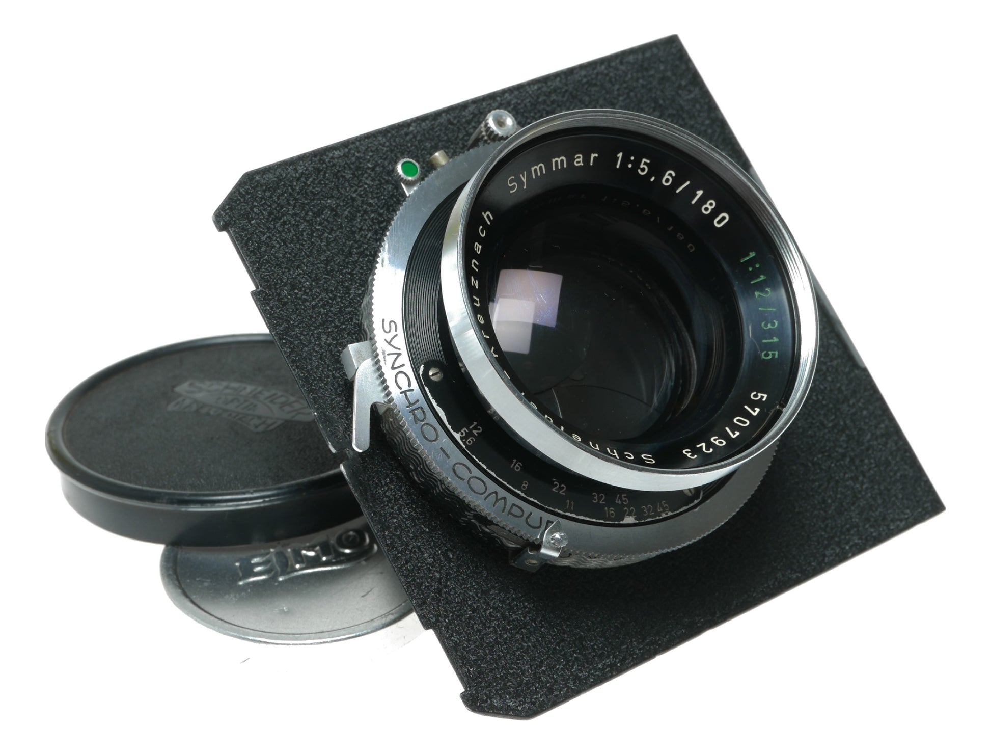 Schneider-Kreuznach Symmar 180mm f/5.6 Vintage Large Format Lens with Synchro-Compur Shutter