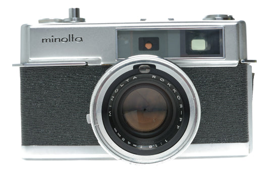 Minolta Hi-Matic 7 Vintage Rangefinder Camera with Minolta Rokkor 45mm f/1.8 Lens