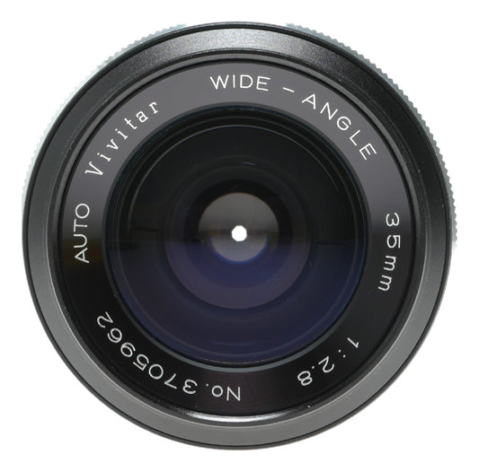 Vivitar 35mm f/2.8 Wide Angle Lens - Vintage Manual Focus Prime Lens Made in Japan - View 2