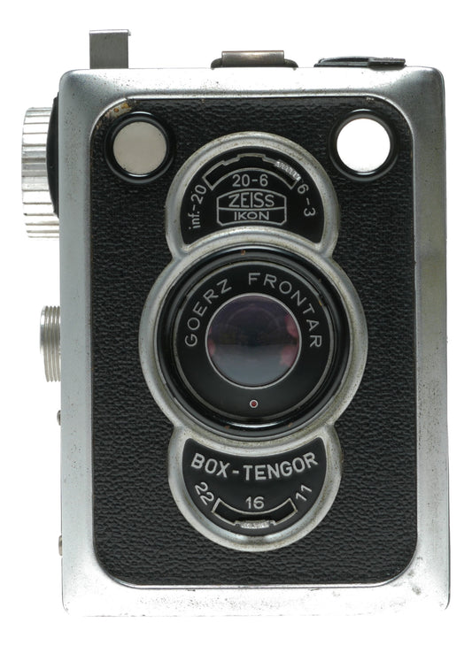 Goerz Frontar Box-Tengor Vintage Film Camera with Zeiss Ikon Int-20 Lens