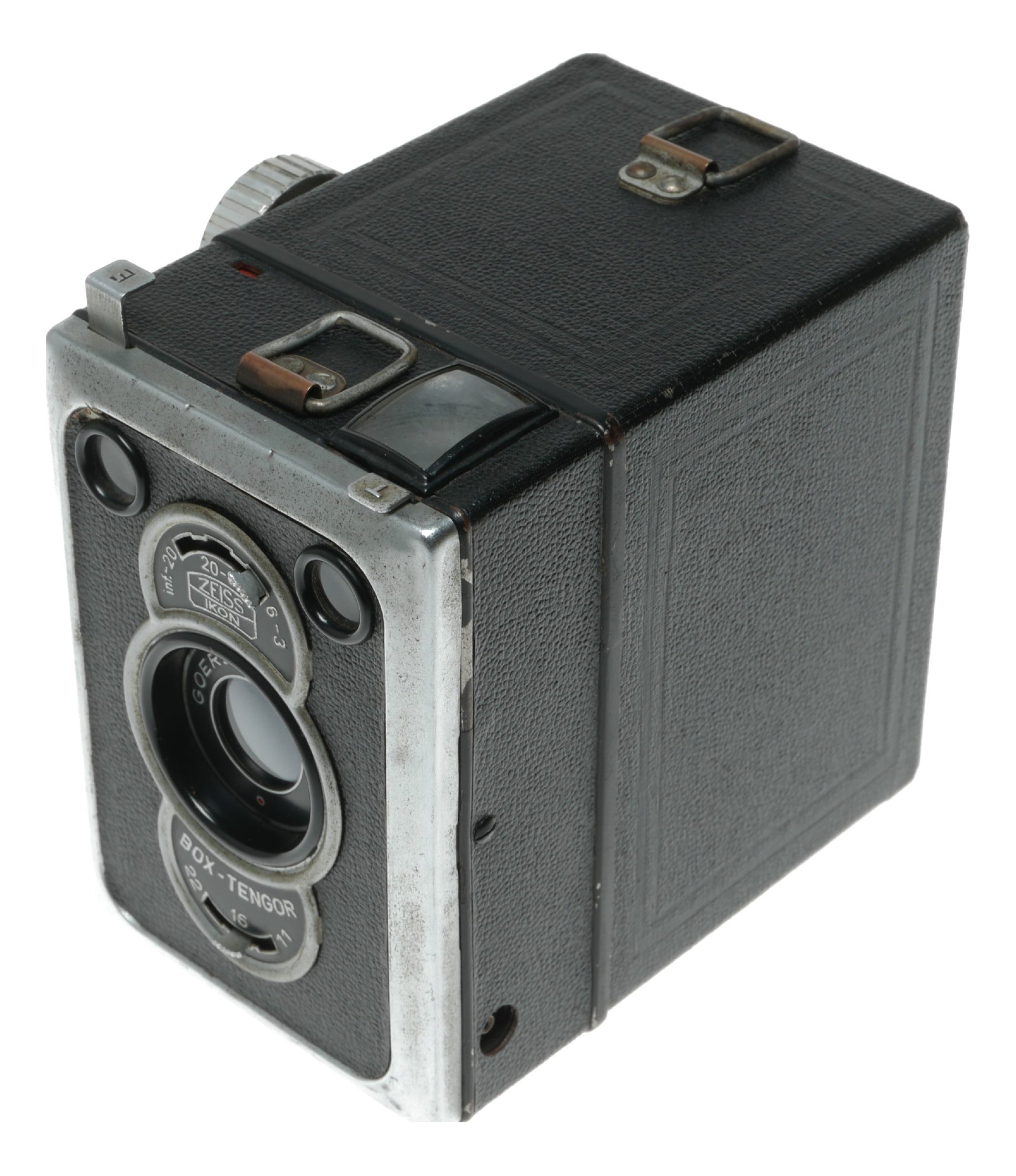 Goerz Frontar Box-Tengor Vintage Film Camera with Zeiss Ikon Int-20 Lens - View 2