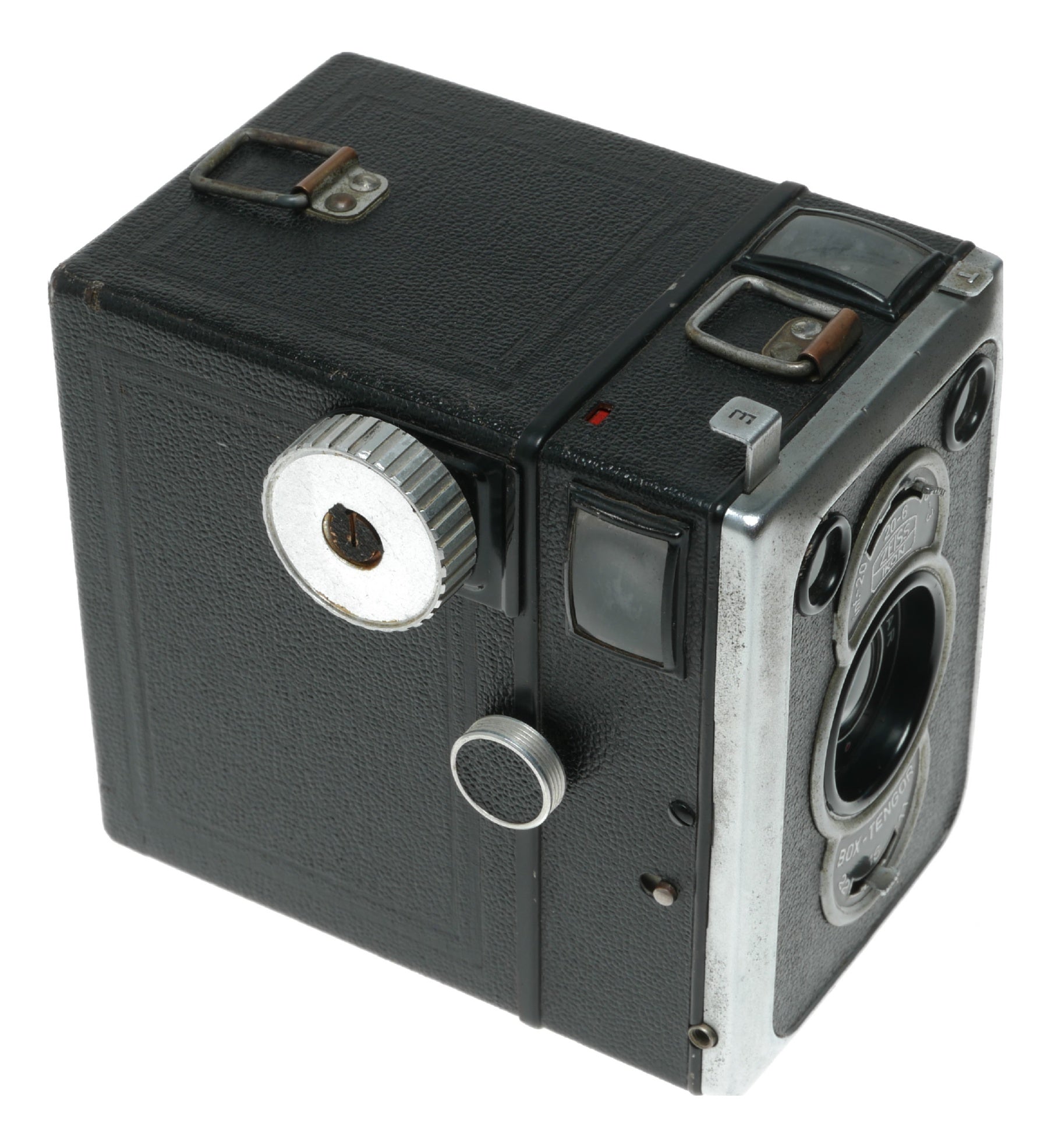 Goerz Frontar Box-Tengor Vintage Film Camera with Zeiss Ikon Int-20 Lens - View 4