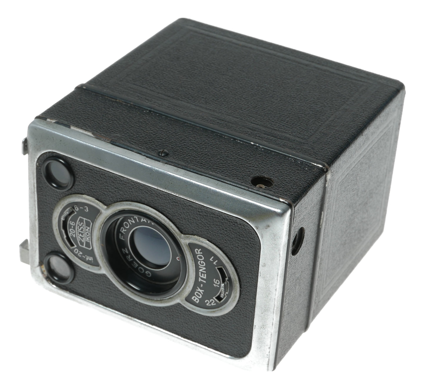 Goerz Frontar Box-Tengor Vintage Film Camera with Zeiss Ikon Int-20 Lens - View 9