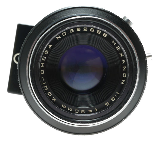 Konica Omega Hexanon 90mm f/3.5 Vintage Rangefinder Camera Lens Made in Japan