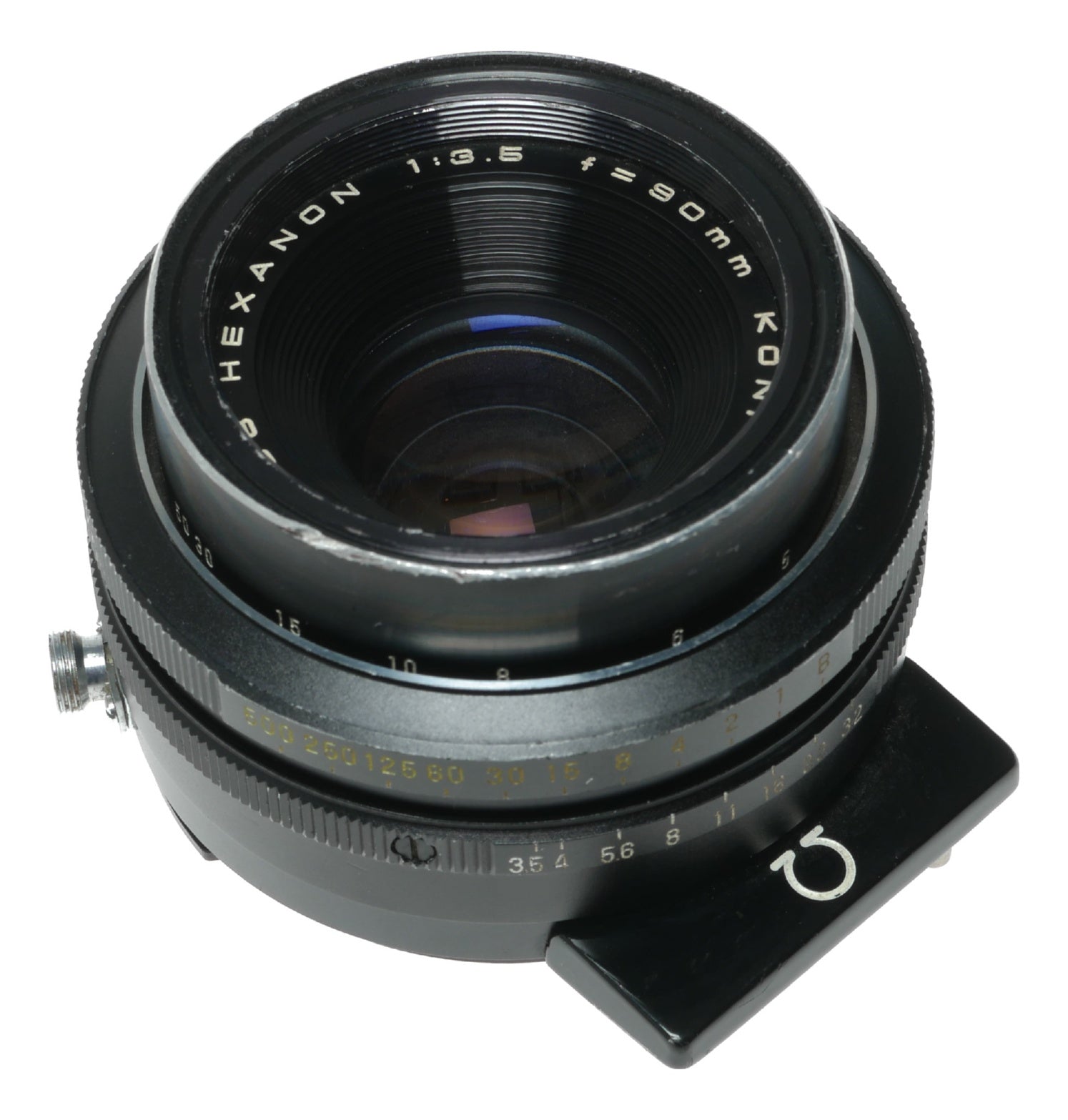Konica Omega Hexanon 90mm f/3.5 Vintage Rangefinder Camera Lens Made in Japan - View 5