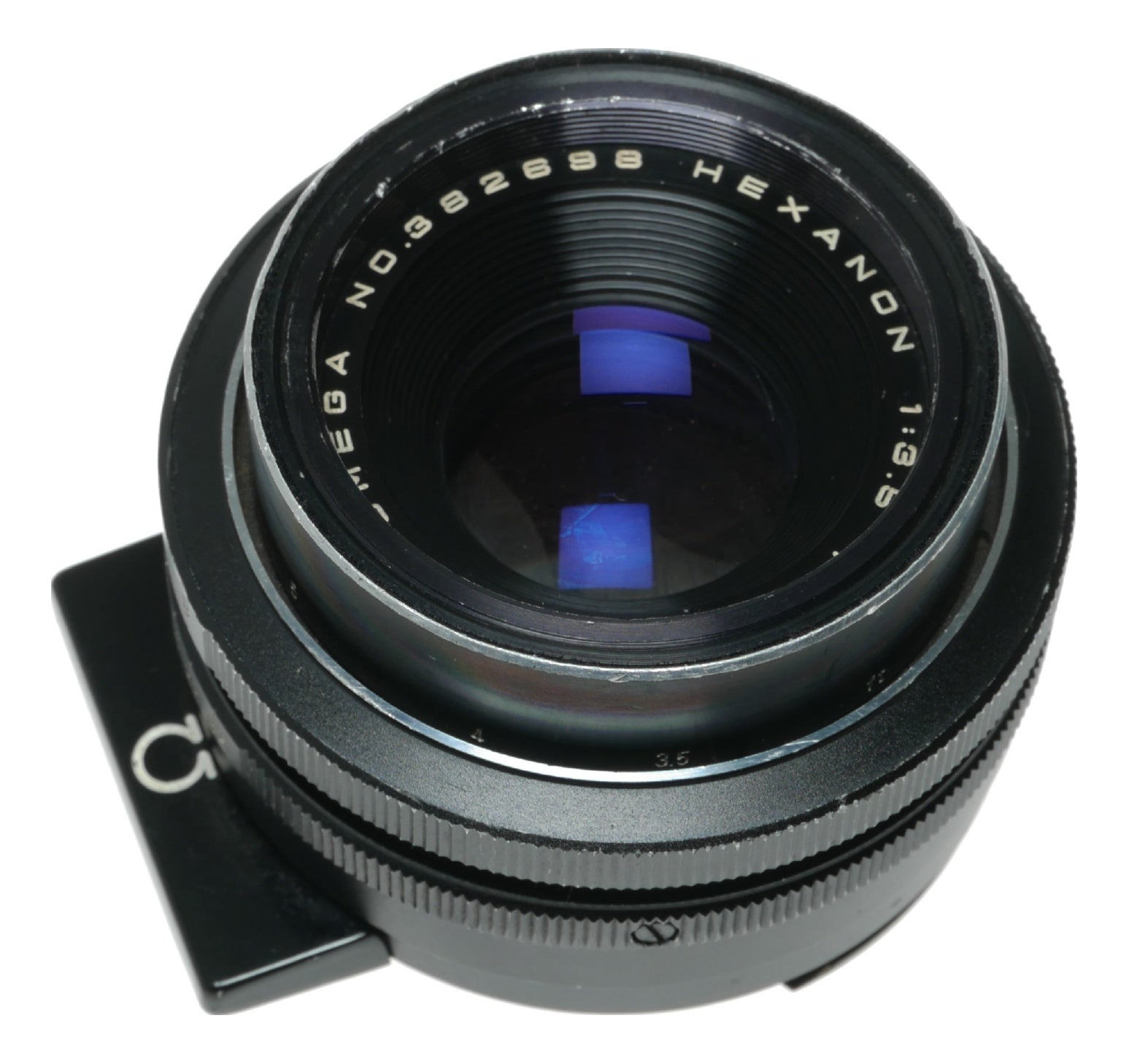 Konica Omega Hexanon 90mm f/3.5 Vintage Rangefinder Camera Lens Made in Japan - View 6