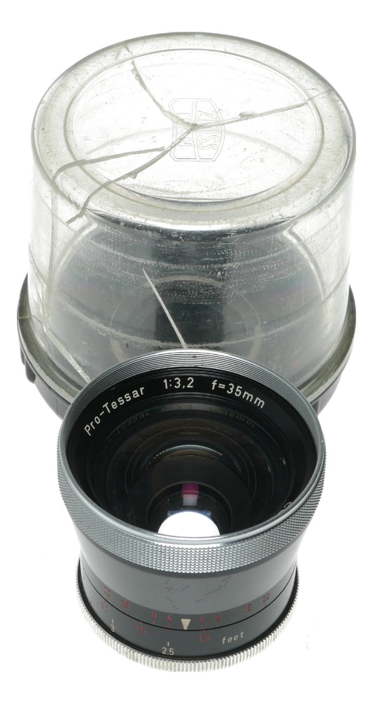 Carl Zeiss Pro-Tessar 35mm f/3.2 Vintage Camera Lens Made in Germany