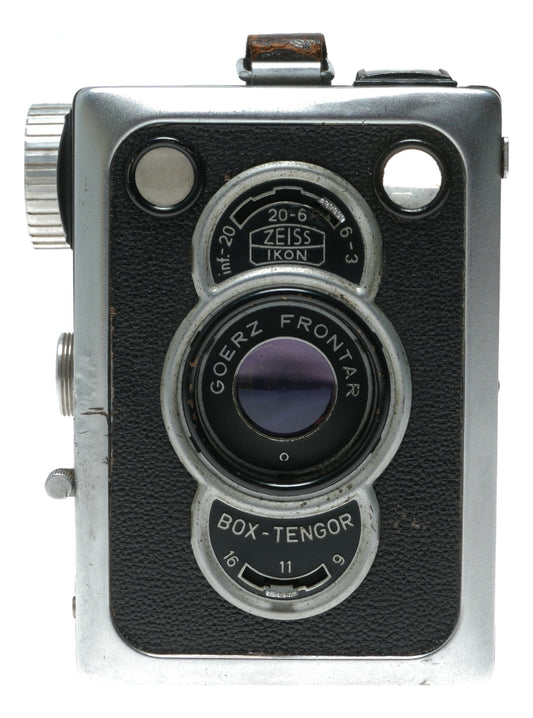 Zeiss Ikon Box-Tengor Vintage Film Camera with Goerz Frontar Lens