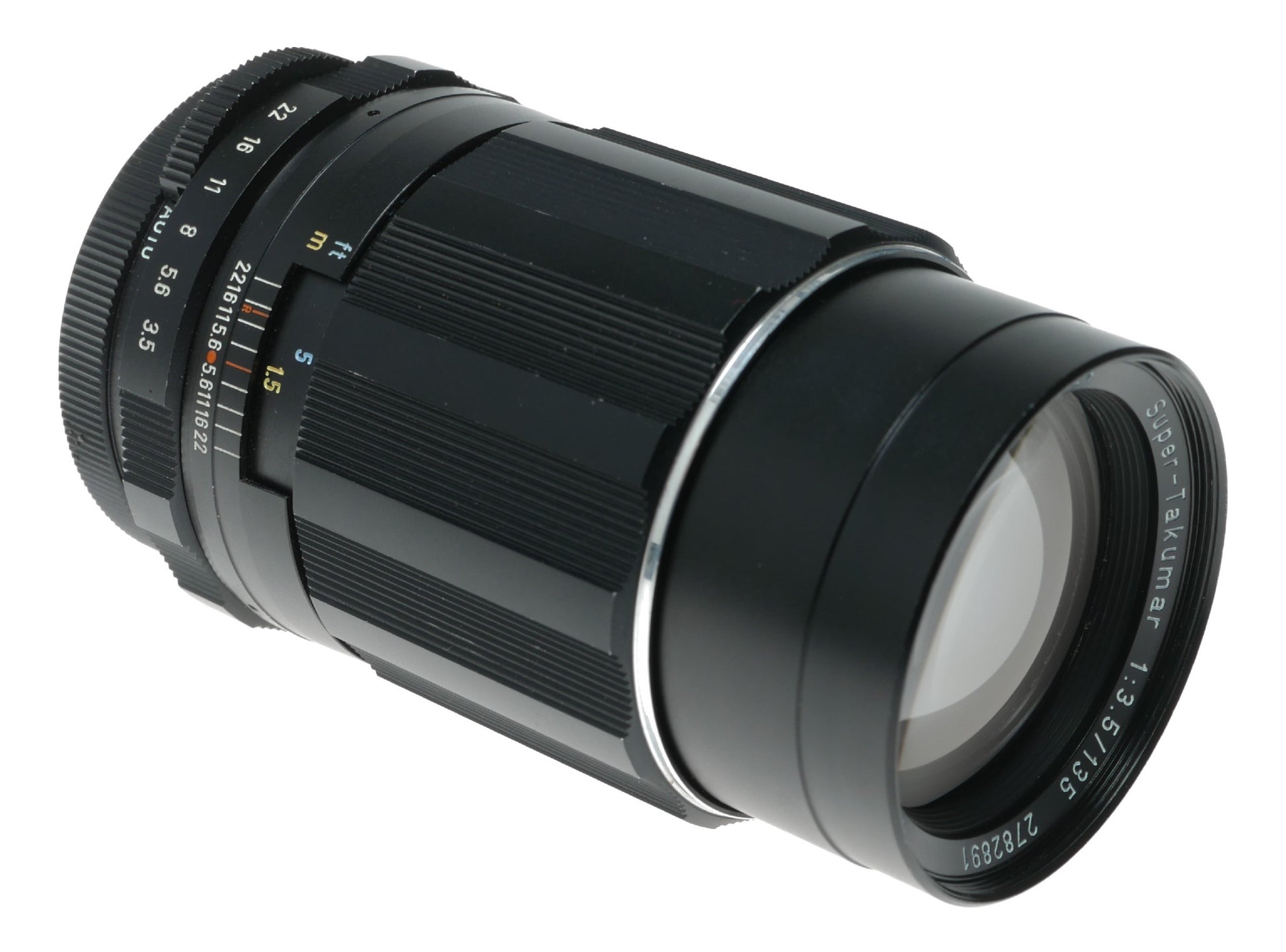 Pentax Super-Takumar 135mm f/3.5 Vintage SLR Camera Lens - View 3