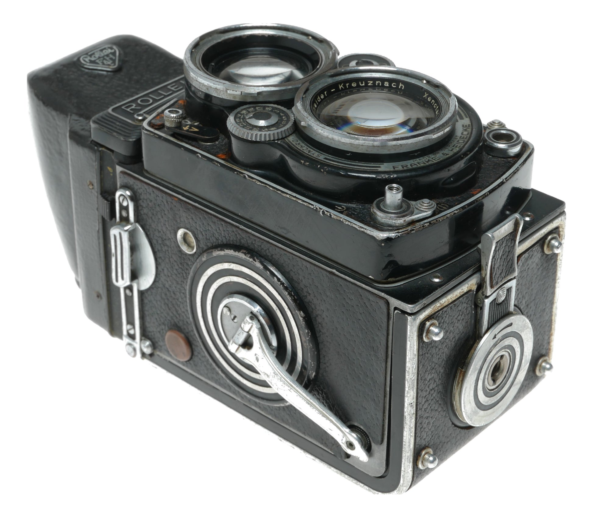 Rollei Rolleiflex Vintage TLR Camera with Schneider-Kreuznach Xenotar 80mm f/2.8 Lens - View 4